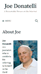 Mobile Screenshot of joedonatelli.com